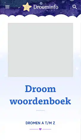 Droominfo Droomwoordenboek